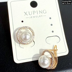 Сережки Xuping18К 20565 (1.3см)